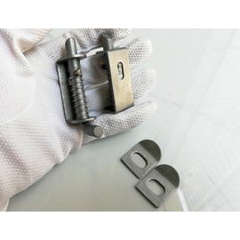 2 Pack Stainless Steel Mini Spring Loaded Latch Pin - 5" 304 Metal Barrel Bolt Latch, Reinforced Industrial Welded Spring Lock for Pet Cage, Door Shed Gate, Tailgate Trailer Garage