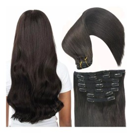 Eufficco Extensiones Cabello Humano 14in Negro #1b 100gr