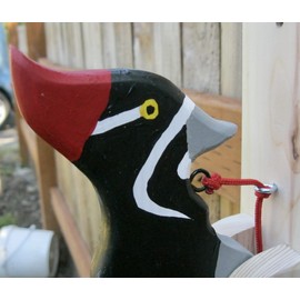 Female Pileated Woodpecker Door Knocker