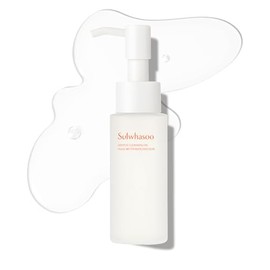 Sulwhasoo Gentle Cleansing Oil. Lightweight, silky texture Korean Double Cleansing oil to melt away Waterproof Makeup, 1.69 fl. oz.