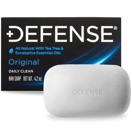 Defense Soap Natural Tea Tree and Eucalyptus Oil Bar - 4.2 Oz