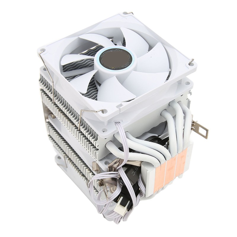 CPU Air Cooler 3.5in Dual Tower 6 Heat Pipes 3pin