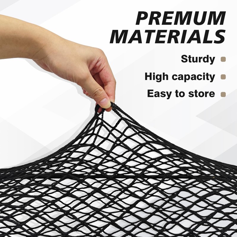 Muslogy Truck Bed Cargo Net Envelope Style Compatible with 2024
