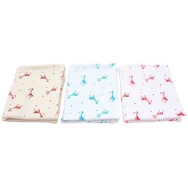 ByBoom® - BIO Baby blanket, snuggle blanket, new born blanket, summer blanket, 70x100cm, made from 100% ORGANIC COTTON, Color:Nature - Stars Fuchsia