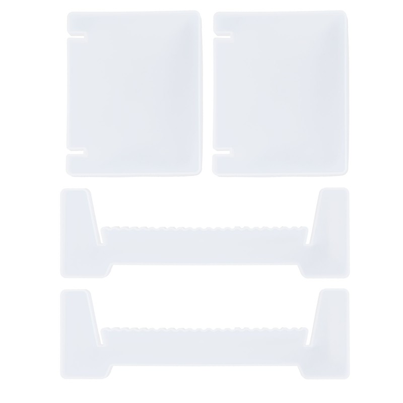 Crystal Epoxy Storage Shelf Mold Desktop Clear Silicone Die DIY