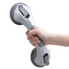 LEVERLOC Shower Grab Bar, 12 Inch Suction Grab Bars for