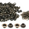 Litoexpe 4MM Grommets Eyelets 200 Pcs, Self Backing Eyelets for