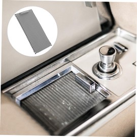 ORFOFE Car Console Cup Holder Roller Cover Easy Installation Center Console Blind Cover for Drink Holder Design for Phones Coins Stylish Gray Accessory