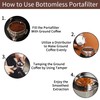 51mm Bottomless Portafilter for CM5418, 3 Ears Portafilter with 51mm