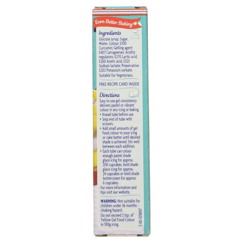 Dr Oetker Food Colour Gel Yellow , 10g