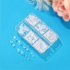 6 Styles Silicone Earring Backs for Studs, 600 Pieces Clear