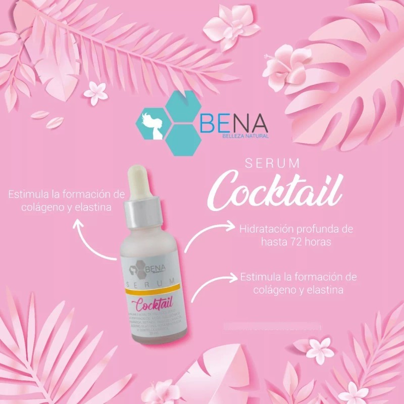 BENA Belleza natural Serum Facial Acido Hialuronico Baba De Caracol