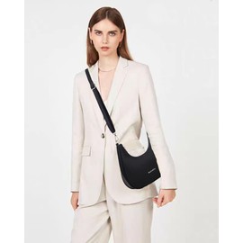 Makukke Women's Small Crossbody Bag, Y2K Clutch Bag, Handbag, PU Leather, Vintage Shoulder Bag, for Women, Dating, Party, Shopping, black, crossbody