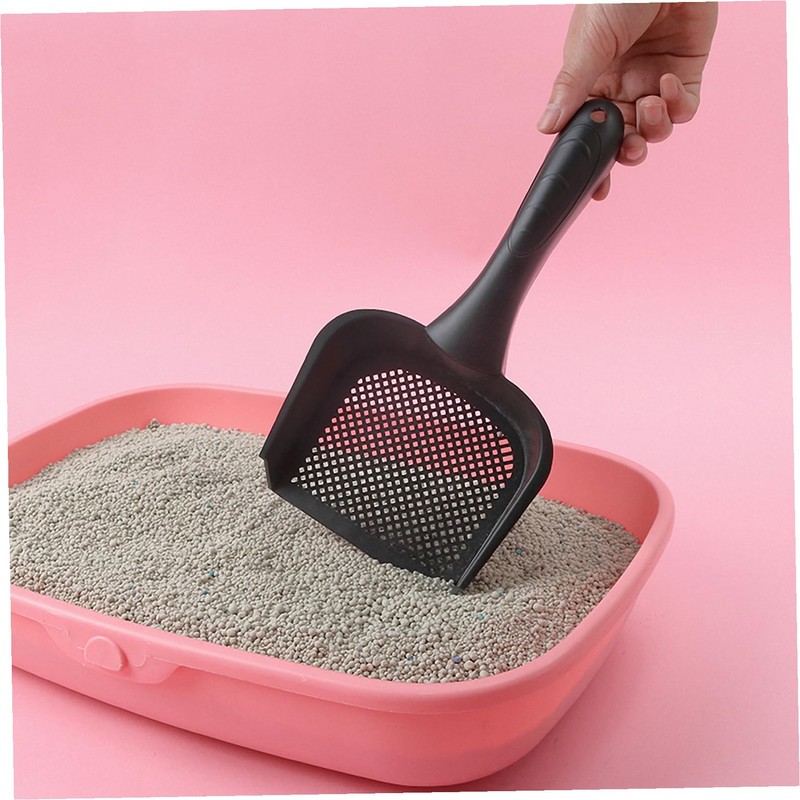 FOMIYES Pala para Arena De Gatos De PláStico Mango CóModo