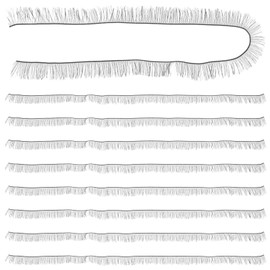 jojofuny DIY Doll Makeup 10pcs Fake Eyelashes Long Bottom Lashes Thick Curly Craft Supply Easy Application