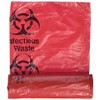 Comfort Axis Biohazard Infectious Waste Disposable Bag, 18 by 22