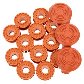 BESPORTBLE 12-Piece Trimmer Line Replacement for Electric Grass Eater String Trimmer 0.065 Inch with Lids Suitable for Lawn Care and Gardening