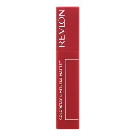 Labial Liquido Revlon Larga Duracion ColorStay Limitless Matte hasta 24Hrs, 100% Vegano Con Acido Hialuronico Hidratante Acabado Mate Tono Dream Job