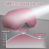 2 pieza Antifaz para dormir 3D para mujeres y hombreSuave