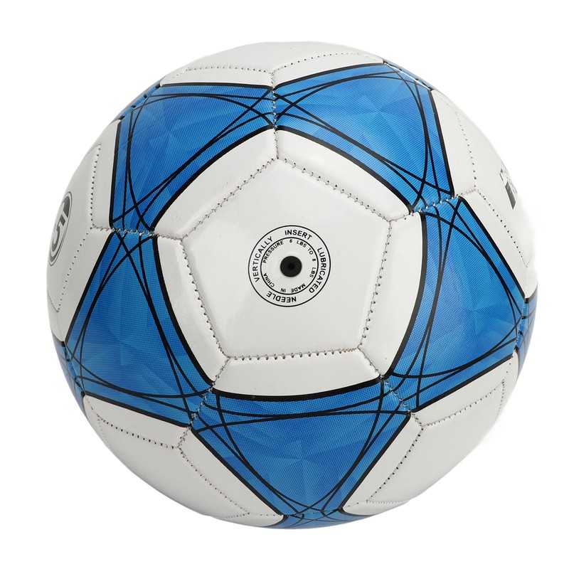 Soccer Ball Blue and White Color Thicked Size 5 Children