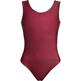 Hi-Co Girls Kids School Sport Dance Gymnastics Ballet Sleeveless Leotard Burgundy 13-14 Years