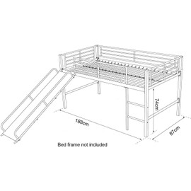 HLS Baby Blue Tent for Midsleeper Cabin Bunk Bed