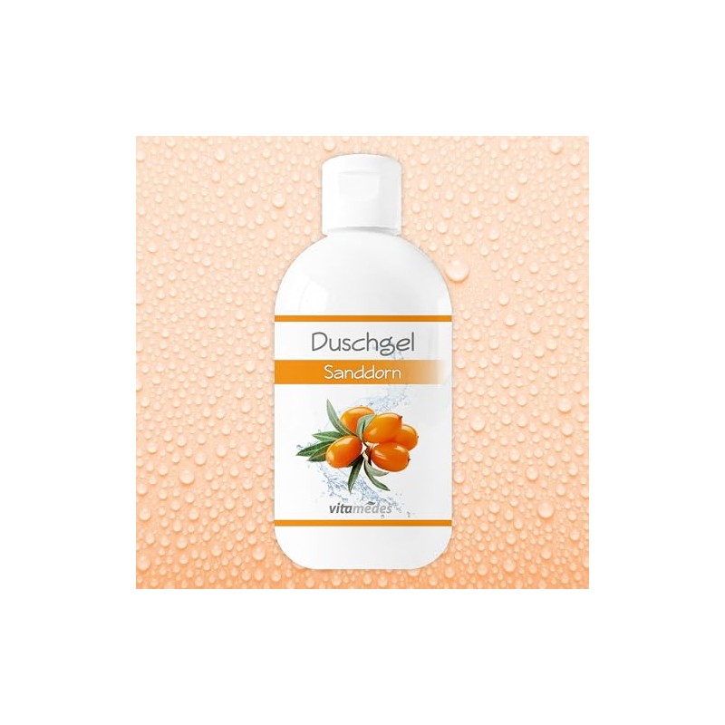 Vitamedes Shower Gel, Mild Cleansing, Good Foaming, Skin Care (Sea