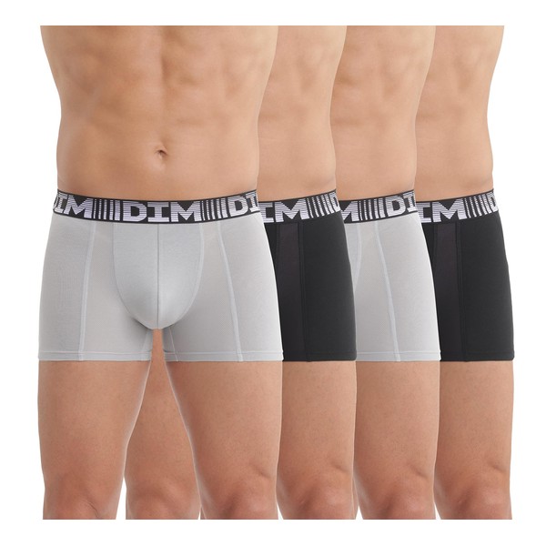 DIM Men's Boxer Shorts (Pack of 4), multi-coloured, XL