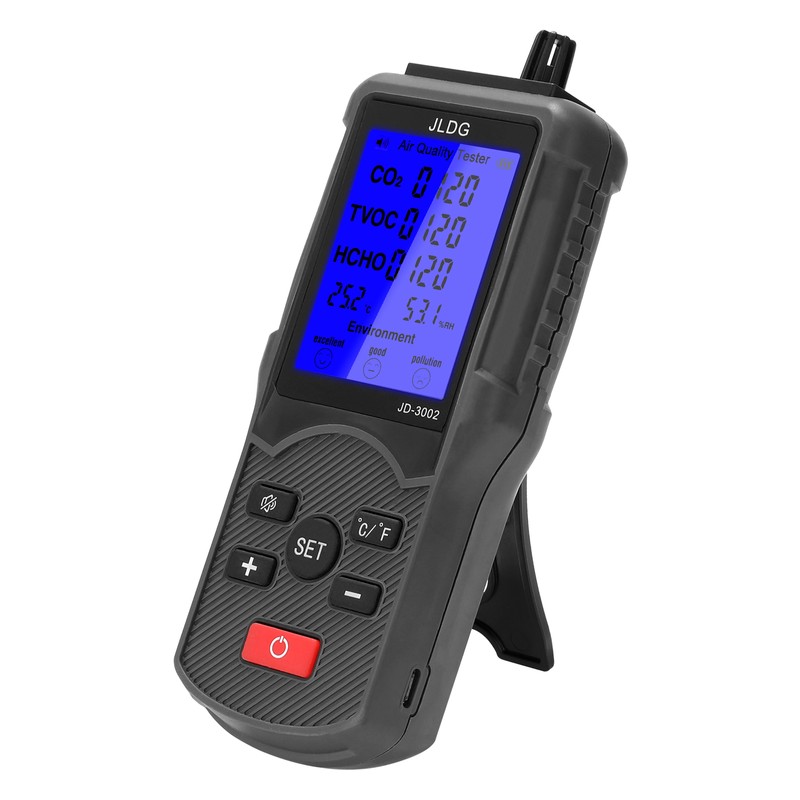 Multifunctional Air Quality Tester CO2 TVOC Meter Temperature Humidity Measuring