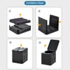 Portable Folding Toilet Outdoor Camping Potty with Lid for Camping
