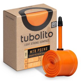 Tubolito MTB-PSENS Smart Bicycle 27.5 x 1.8-2.5" Tube 42mm Presta Valve | NFC Technology for Accurate Tire Pressure Measurement | Compatible with Disc Brakes