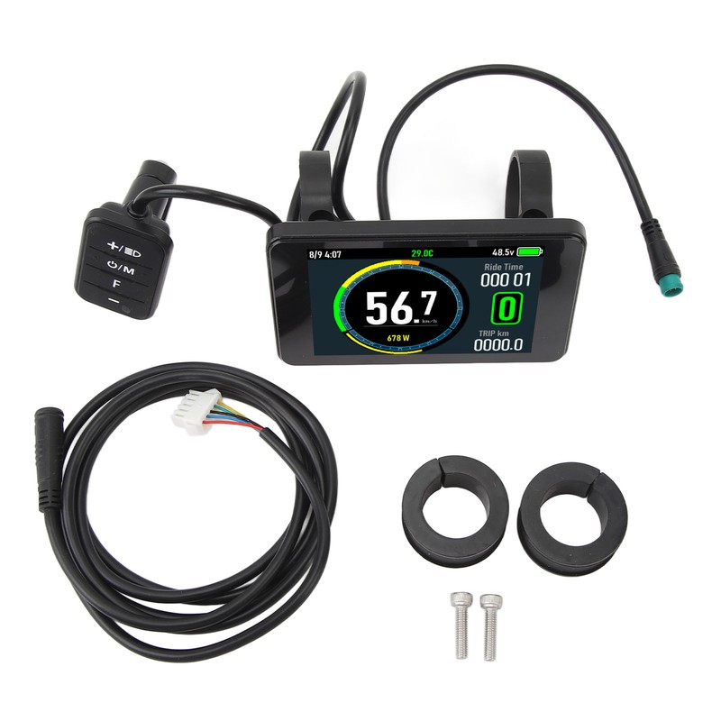 Electric Bicycle T8 LCD Display Colorful Screen 24V 36V 48V