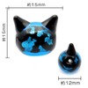Firefly Glass Cat Bead Parts, Cat Production, Grain Seller, Blue,