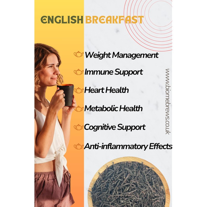 English Breakfast Tea (Superior Grade) - Bold Flavour, Full-Bodied Traditional