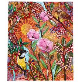 Twigg Puzzle Wooden Jigsaw Puzzle 283 Piece - Golden Whistler