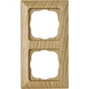 Kopp Milano 306630080 Cover Frame for 2 Sockets for Vertical