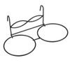 Stainless Steel Dual Hanging Food Water Bowl Feeder with Hook
