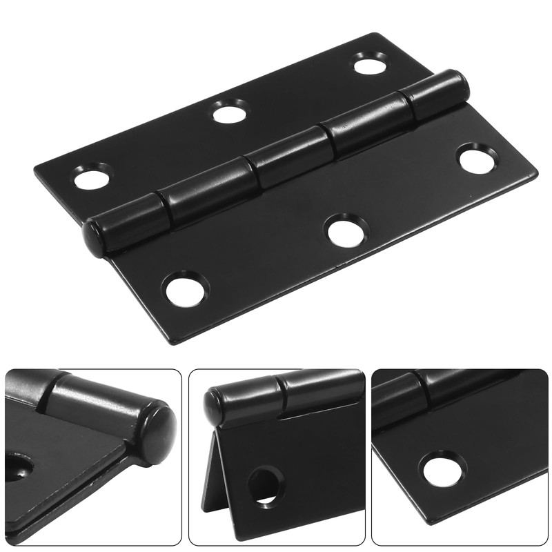 Augiimor 6Pcs Small Folding Butt Hinges, 76 x 50 x