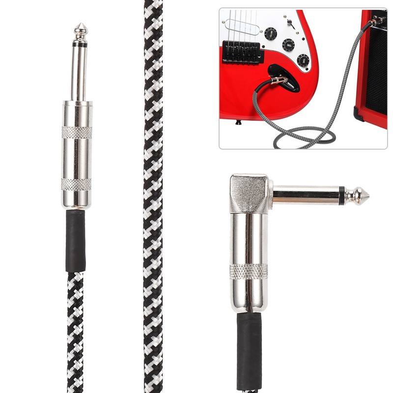 Guitar Cable Bass Effect Speaker Audio Connection Wire Electric Musical