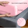 CHCOMFORT 40cm Deep Super King Size Fitted Sheets with 2