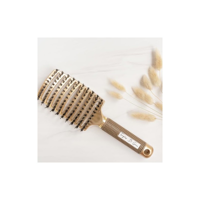 Tangles B. Gone Detangling Hair Brush, Gentle Detangler for Wet