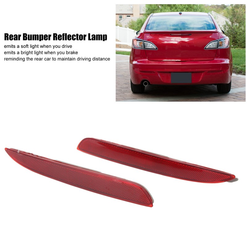 1 Pair Left Right Rear Bumper Reflector BFF4 51 5L0AF