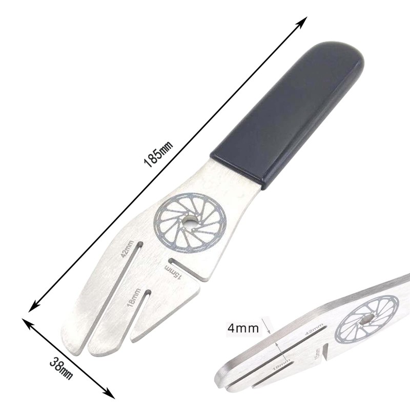 Floatdream Bicycle Brake Disc Straightening Tool, Portable Brake Correction Key,