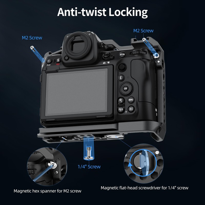 Nitze Z8 Camera Cage for Nikon Z 8 Camera, Z8