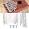 17 Note Kalimba Thumb Piano Stainless Steel Keys Set Musical
