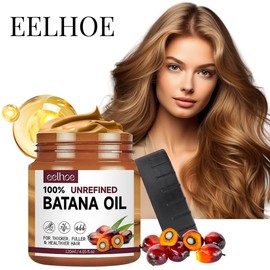 EELHOE 1/2/4pcs Batana Oil Conditioner Moisturizing and hydrating improve frizz smooth and fluffy thick with natural shine healthy and vibrant - Specification: 1pcs