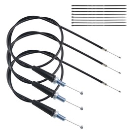 MFC·passion Pack of 3 1270mm/50 inch Mini Bike Throttle Cable for 212cc 6.5hp CT100U CT200U BT200X Baja Warrior Mini Bike 50cc 110cc 125cc Pit Dirt Bike Moto，Black 3pcs