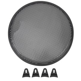 12 Inch Speaker Grill Cover, Mesh Speaker Grill Iron Subwoofer Speaker, Speaker Circle Cover, Audio Mesh Protector for Car