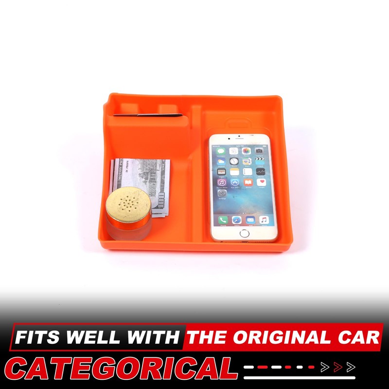 TOYCIDFG Center Console Organizer Phone Holder Tray Insert for Ford