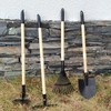 CHEERBANK 7PCS Kids Gardening Tools, Long Shovel, Rake for Leaves,